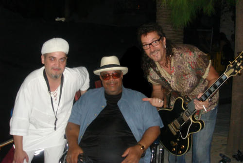 Carlos Turbina, Big Joe Turner y Manuel Slim Gómez